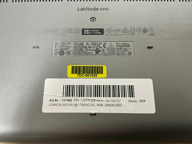 Laptop - dell - latitude 5410 - i5-10310u - afbeelding 7 van  7