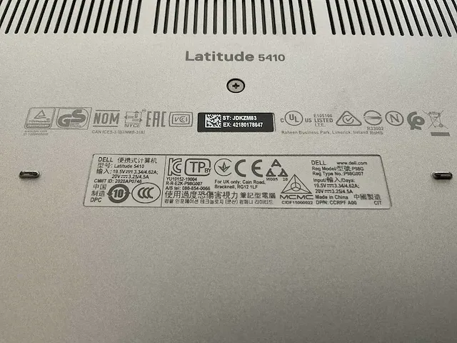 Laptop - dell - latitude 5410 - afbeelding 6 van  6