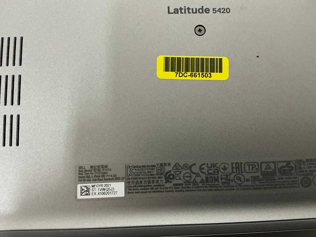 Laptop - dell - latitude 5420 i5-1145g7 - afbeelding 7 van  7