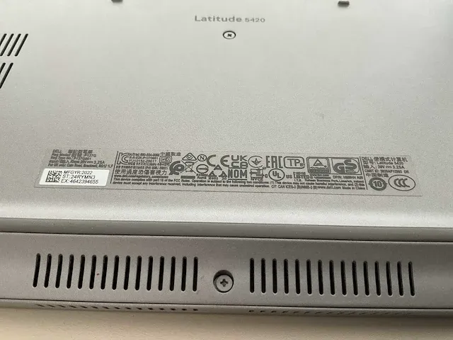 Laptop - dell - latitude 5420 - afbeelding 7 van  7