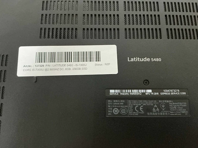 Laptop - dell - latitude 5480 - i5-7300u - afbeelding 7 van  7