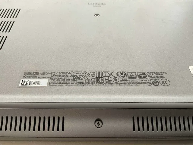 Laptop - dell - latitude 5530 - afbeelding 7 van  7