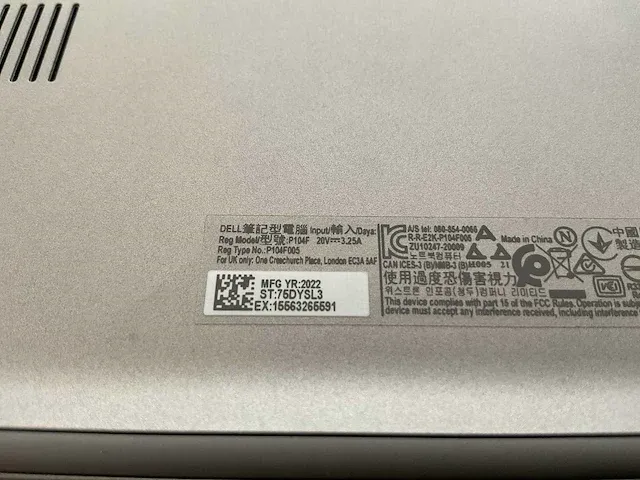 Laptop - dell - latitude 5530 - afbeelding 6 van  6