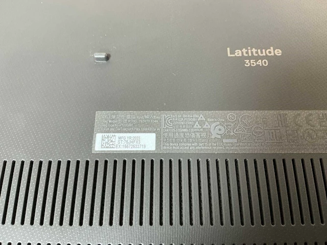 Laptop - dell inc. - latitude 3540 - afbeelding 7 van  7