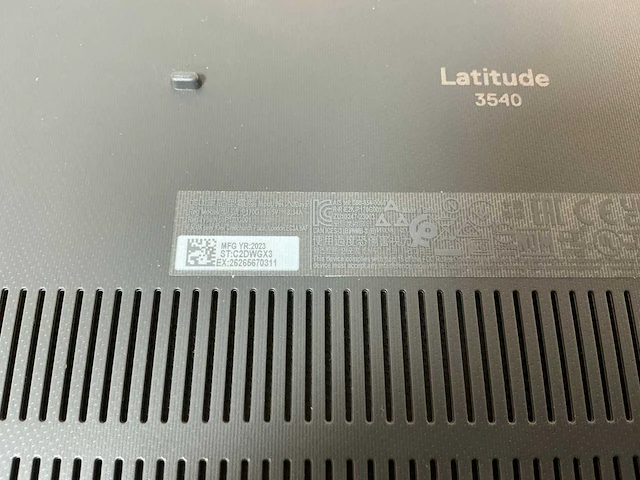 Laptop - dell inc. - latitude 3540 - afbeelding 7 van  7
