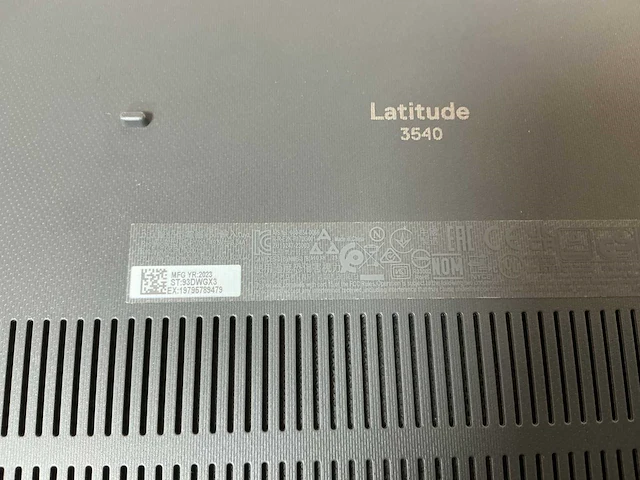 Laptop - dell inc. - latitude 3540 - afbeelding 7 van  7