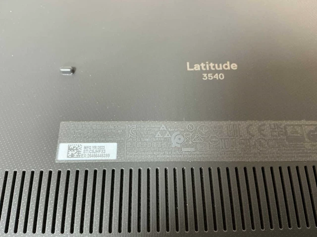 Laptop - dell inc. - latitude 3540 - afbeelding 7 van  7