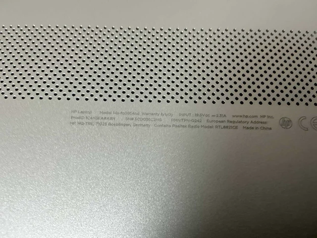 Laptop - hp - hp laptop 14s-fq0xxx - afbeelding 8 van  8