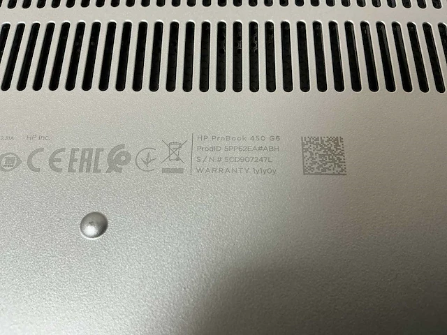 Laptop - hp - hp probook 450 g6 - afbeelding 7 van  7