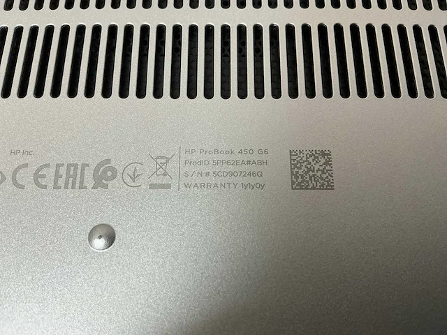 Laptop - hp - hp probook 450 g6 - afbeelding 7 van  7