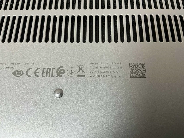 Laptop - hp - hp probook 450 g6 - afbeelding 7 van  7