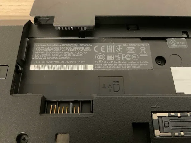 Laptop - lenovo - 20h90002mh - afbeelding 7 van  8