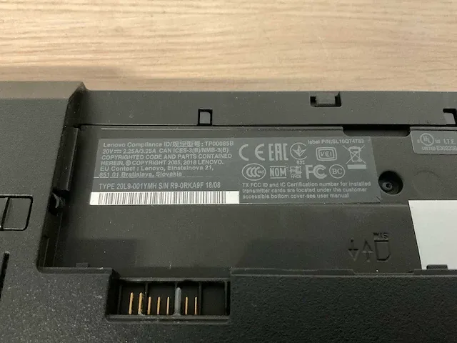Laptop - lenovo - 20l9001ymh - afbeelding 7 van  7