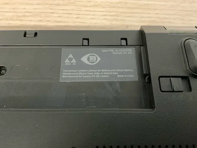 Laptop - lenovo - 20l9001ymh - afbeelding 8 van  8
