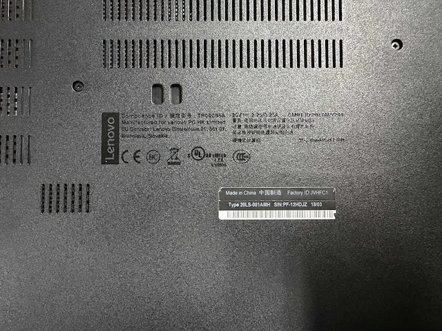 Laptop - lenovo - 20ls001amh - afbeelding 7 van  7