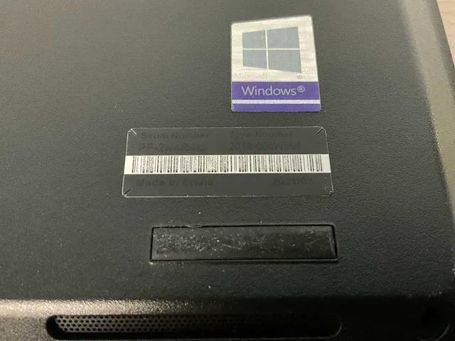 Laptop - lenovo - 20t8000wmh - afbeelding 6 van  6