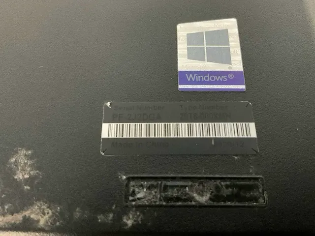 Laptop - lenovo - 20t8000xmh - afbeelding 7 van  7