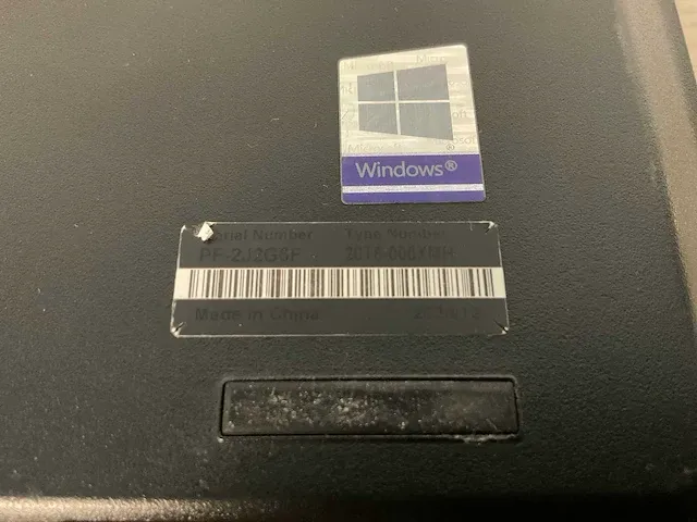 Laptop - lenovo - 20t8000xmh - afbeelding 7 van  7