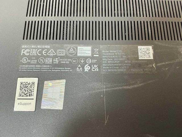 Laptop - lenovo - 20ve - afbeelding 7 van  7