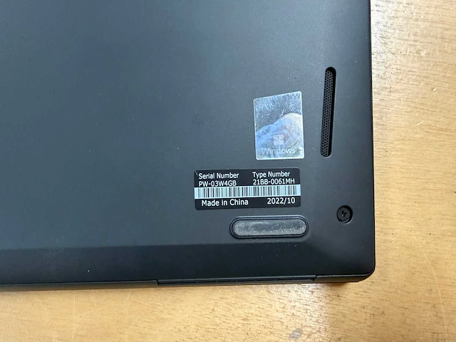 Laptop - lenovo - 21bb0061mh - afbeelding 7 van  8