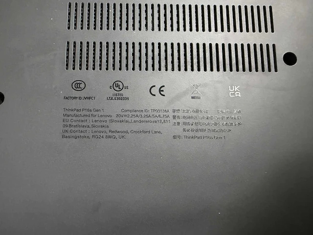 Laptop - lenovo - 21btcto1ww - afbeelding 2 van  9