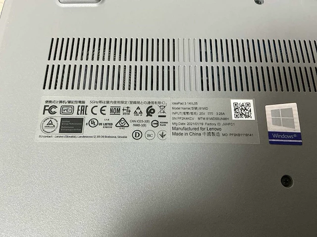 Laptop - lenovo - 81wd - afbeelding 7 van  7