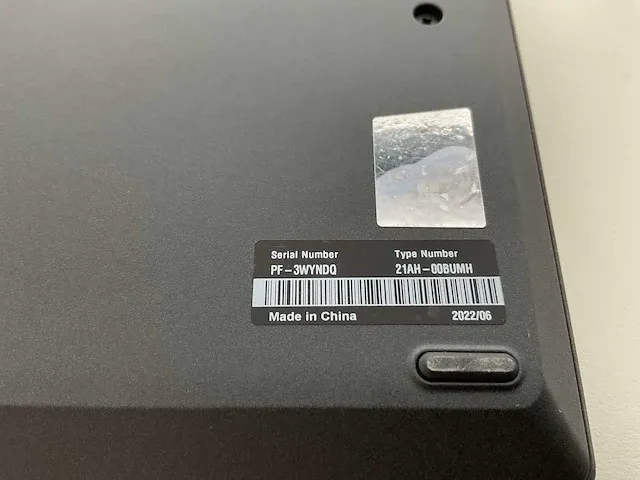 Laptop - lenovo - thinkpad t14 gen 3 magnesium - afbeelding 7 van  8