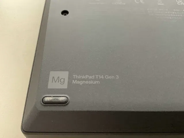 Laptop - lenovo - thinkpad t14 gen 3 magnesium - afbeelding 8 van  8