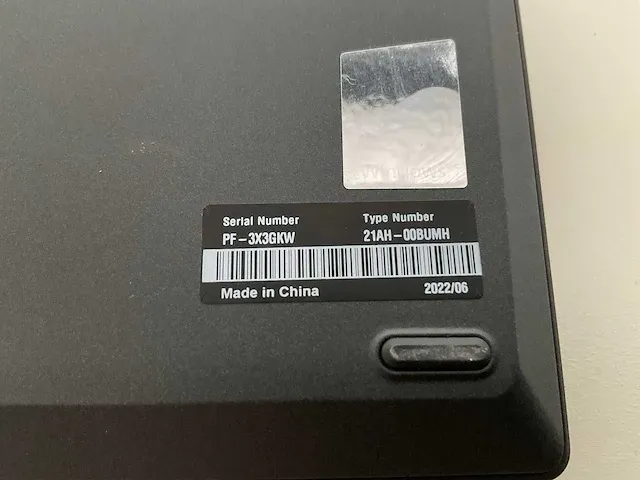 Laptop - lenovo - thinkpad t14 gen3 magnesium - afbeelding 7 van  8