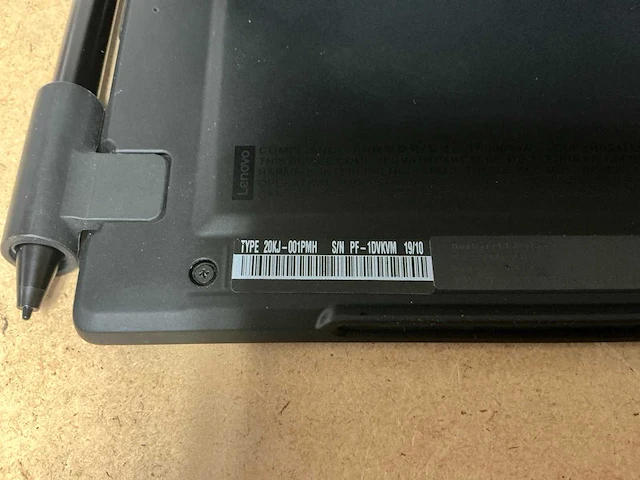 Laptop - lenovo - thinkpad x1 tablet gen 3 - afbeelding 4 van  4
