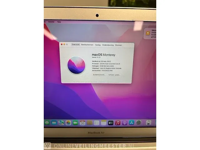 Laptop apple, macbook air 13-inch 2017, silver - afbeelding 3 van  7