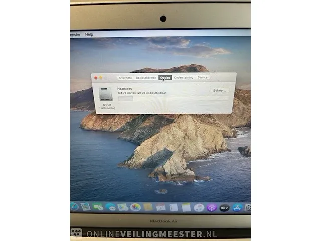 Laptop apple, macbook air 13-inch, zilver - afbeelding 6 van  7