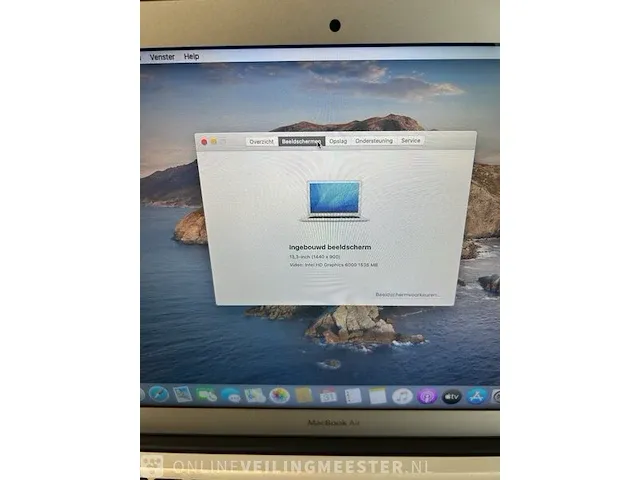 Laptop apple, macbook air 13-inch, zilver - afbeelding 7 van  7