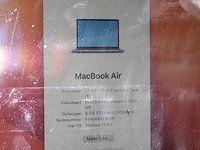 Laptop apple macbook air met mac os ventura i3, 8gb intern geheugen en 250 gb harde schijf. - afbeelding 2 van  3