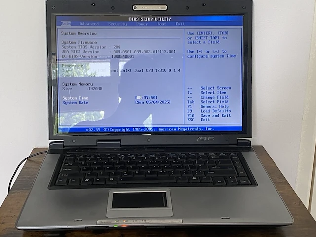 Laptop, asus, x50rl, zwart - afbeelding 1 van  6