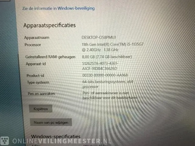 Laptop dell, latitude 3520 - afbeelding 2 van  4