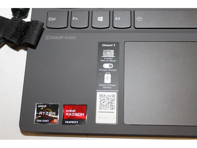 Laptop lenovo ideapad 5 met amd ryzen 5 5500u processor, 16 gb ddr4 3200, windows 11 home edition, 512 gb s... - afbeelding 2 van  3