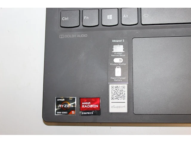 Laptop lenovo ideapad 5 met amd ryzen 5 5500u processor, 16 gb ddr4 3200, windows 11 home edition, 512 gb s... - afbeelding 2 van  3