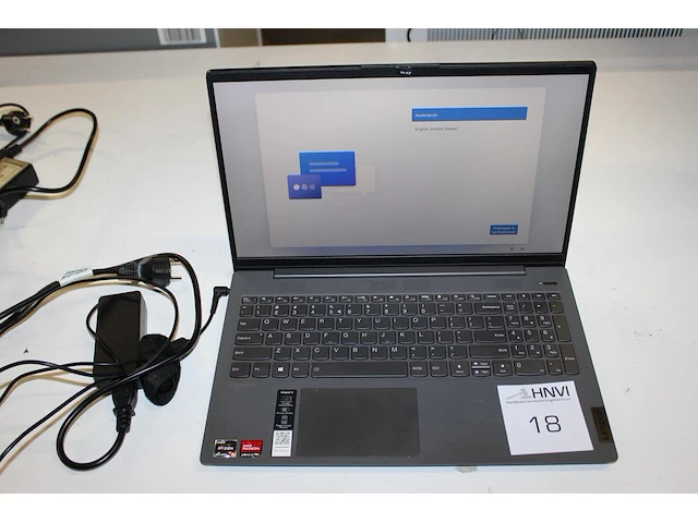 Laptop lenovo ideapad 5 met amd ryzen 5 5500u processor, 16 gb ddr4 3200, windows 11 home edition, 512 gb s... - afbeelding 1 van  3