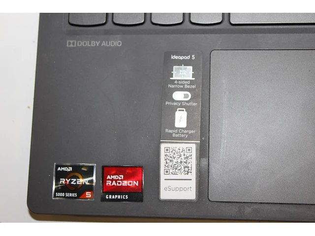 Laptop lenovo ideapad 5 met amd ryzen 5 5500u processor, 16 gb ddr4 3200, windows 11 home edition, 512 gb s... - afbeelding 2 van  3
