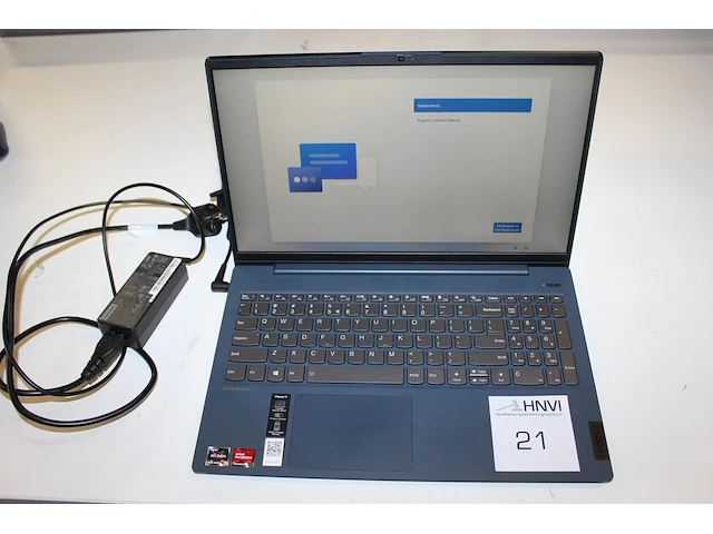 Laptop lenovo ideapad 5 met amd ryzen 5 5500u processor, 16 gb ddr4 3200, windows 11 home edition, 512 gb s... - afbeelding 1 van  3