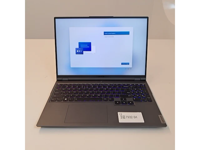 Laptop, lenovo, legion 5 pro 16ach6h, 2021 - afbeelding 2 van  8