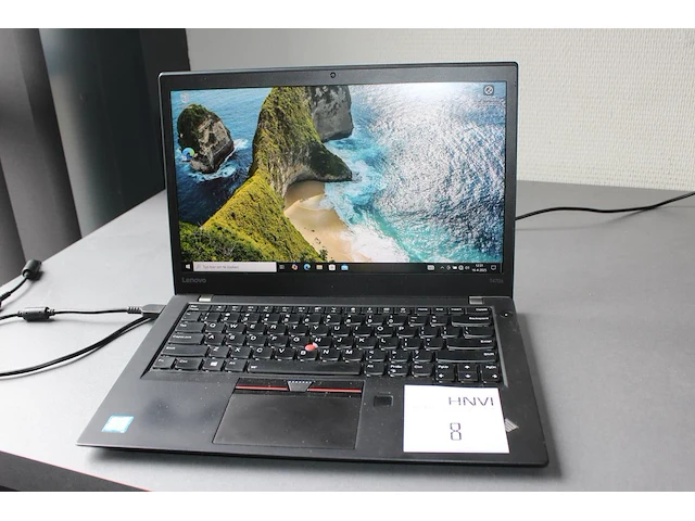 Laptop lenovo thinkpad 470s. intel core i7 7600 cpu 2.80 ghz. 16 gb ram geheugen en 256 gb harde schijf - afbeelding 1 van  3