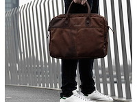 Laptop tas, dstrct, wall street, bruin - afbeelding 2 van  7