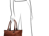 Laptop tas, micmac bags, discover shopper, bruin, dames - afbeelding 4 van  5