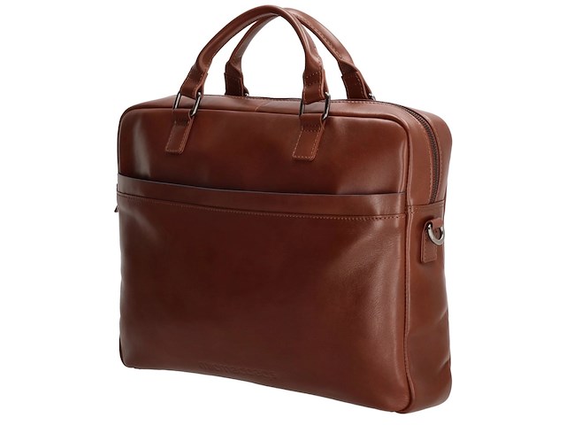 Laptop tas, micmac bags, le mans, cognac - afbeelding 5 van  6