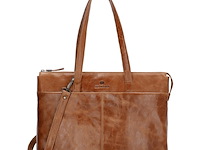Laptop tas, micmac bags, porto, bruin, dames - afbeelding 1 van  7