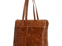 Laptop tas, micmac bags, porto, bruin, dames - afbeelding 3 van  7