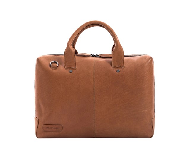 Laptop tas, plevier, basalt, cognac - afbeelding 1 van  7