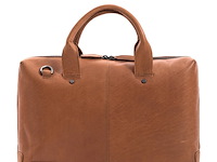 Laptop tas, plevier, basalt, cognac - afbeelding 1 van  7
